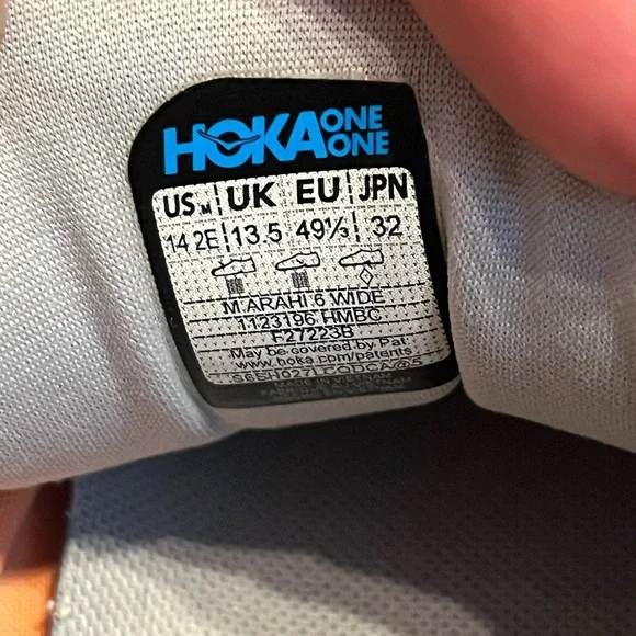 HOKA ONE ONE Arahi 6 Mens Size 14 US - Picture 8 of 13